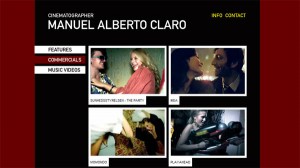 Señor Cinematograf Manuel Claro's portfolie